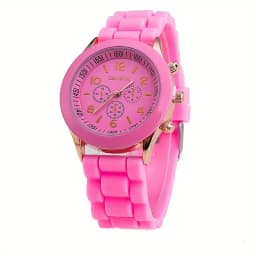 Watch Hot Sales Geneva Brand Silicone Women Watch Ladies Fashion Dress Quartz Wristwatch Female Watch montre relogio feminino