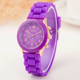 Watch Hot Sales Geneva Brand Silicone Women Watch Ladies Fashion Dress Quartz Wristwatch Female Watch montre relogio feminino