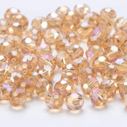 3 4 6 8mm Austria Round Crystal Beads AB Color Faceted Glass Beads Loose Spacer Bead for Jewerly Making DIY Bracelet Necklace