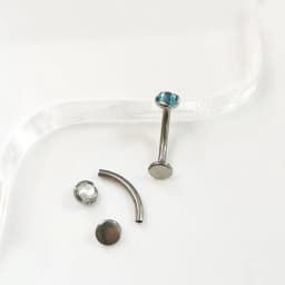 G23 Titanium14G upside down Body Piercing Nombril Ombligo Belly Button Rings Men Women Body Jewelry Crystal Navel Ring Bar Curve