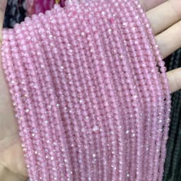 2 3 4MM Faceted Cubic Zirconia Rhinestone Multicolor Zircon Rondelle Spacer Loose Beads For Jewelry Making DIY Bracelet Necklace