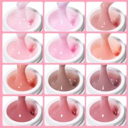 UR SUGAR 15ml Box Extension Nail Gel Jelly Pink White Clear UV Gel Hard Gel Extension Gel Nails Finger French Nail Art Manicure