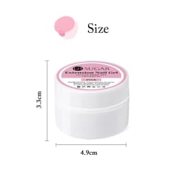 UR SUGAR 15ml Box Extension Nail Gel Jelly Pink White Clear UV Gel Hard Gel Extension Gel Nails Finger French Nail Art Manicure