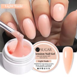 UR SUGAR 15ml Box Extension Nail Gel Jelly Pink White Clear UV Gel Hard Gel Extension Gel Nails Finger French Nail Art Manicure