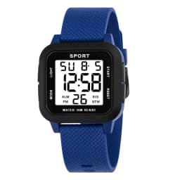 YIKAZE Sports Men Watch Retro Square Men's Digital Watch Multifunction Military Alarm Clock LED Wristwatch for Male Kids Gifts
