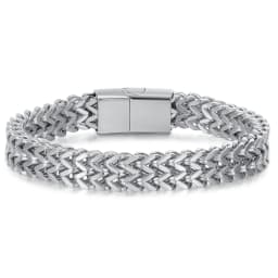 Fashion Men Cuban Bracelet Stainless Steel Women Bracelet On Hand For Couple Unisex Wrist Chain Jewelry
