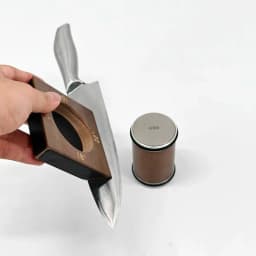 4-Angle Magnetic Wood Rolling Knife Sharpener 15-18-20-22° Diamond Sharpening Roller Kitchen Whetstone For Chef & Paring Knives