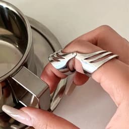 Foxanry Hollow Irregular Geometric Finger Knuckle Ring For Women Couple Trendy Exaggerated Simple Personality Party Jewelry Gift