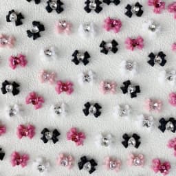 10pcs Resin Bow Nail Art Decoration With Heart Crystal Rhinestones Pearls Accessories For Nails Art Decoration Supplies