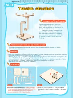 STEM Toys Science Tecnología DIY Anti Gravity Tensegrity Structure Floating Table Model Toy Physical Teaching Aid Kid Child Gift