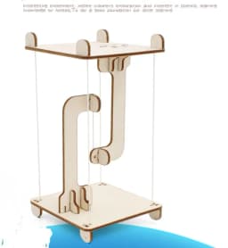 STEM Toys Science Tecnología DIY Anti Gravity Tensegrity Structure Floating Table Model Toy Physical Teaching Aid Kid Child Gift