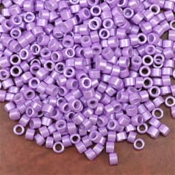 2.5mm Pearl Colour Antique Small Craft Beads Mini Glass Cylindrical Beads for Making Bracelet and Necklace