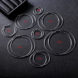 BLIJERY Trendy Oversized Hoop Earrings Big Smooth Circle Earrings Basketball Brincos Punk Style Loop Earrings for Women Jewelry