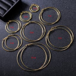 BLIJERY Trendy Oversized Hoop Earrings Big Smooth Circle Earrings Basketball Brincos Punk Style Loop Earrings for Women Jewelry