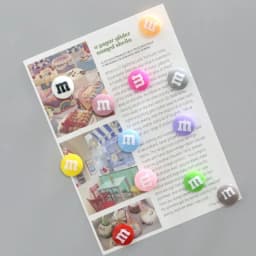 5/10/15pcs Color M Refrigerator Magnets Message Note Photo Gifts Cute Home Magnetic Sticker Stationery Magnet Fridge Decor