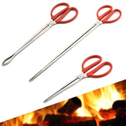 Durable Seafood Hand Tool Stable Multifunction Stainless Steel Crab Tongs Eels Clip Long Handle Kitchen Anti Slip