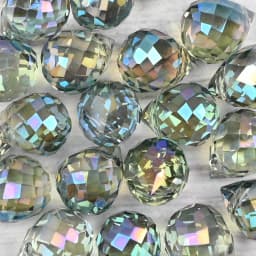 10*8mm Czech Crystal Waterdrop Beads Shiny Faceted Glass Strawberry Beads for Jewelry Making Needlework DIY Handmade Accessories