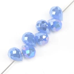10*8mm Czech Crystal Waterdrop Beads Shiny Faceted Glass Strawberry Beads for Jewelry Making Needlework DIY Handmade Accessories