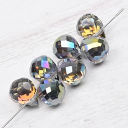 10*8mm Czech Crystal Waterdrop Beads Shiny Faceted Glass Strawberry Beads for Jewelry Making Needlework DIY Handmade Accessories