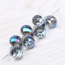 10*8mm Czech Crystal Waterdrop Beads Shiny Faceted Glass Strawberry Beads for Jewelry Making Needlework DIY Handmade Accessories