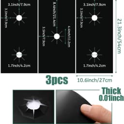 3PCS Gas Stove Pad Gas Stove Protective Covers 5-Hole Kitchen Cleaning Anti-dirty Non-stick Reusable Stovetop Protector Pads