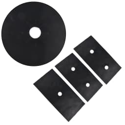 3PCS Gas Stove Pad Gas Stove Protective Covers 5-Hole Kitchen Cleaning Anti-dirty Non-stick Reusable Stovetop Protector Pads