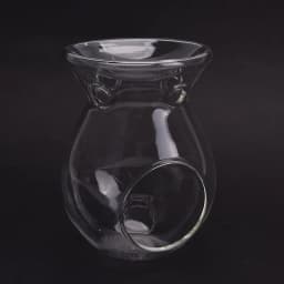 Nordic Home Decor Glass Candle Heat Resistant Oil Furnace Aroma Burner Holder Candlestick Vase Romantic Wedding Decoration