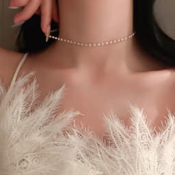 New Beads Women's Neck Chain Kpop Pearl Choker Necklace Gold Color Goth Chocker Jewelry On The Neck Pendant 2026 Collar For Girl