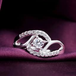 New Streetwear 925 Sterling Silver Shiny Zircon Diamond Rings for Women Wedding Party Gifts Fine Jewelry Engagement Rings