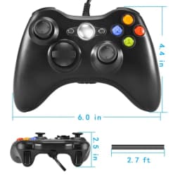 Gamepad for Xbox 360 Controller Wired Joystick Joy Pad USB Game Pad Controller for Xbox 360 Console and PC