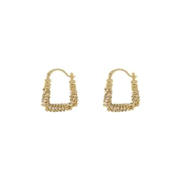 New Year's Design: Geometric Irregular Micro Set Zircon Metal Earrings Luxury Ear Accessories for Women in 2025 Fashion Jewelry