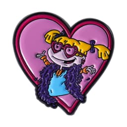 Naughty Cool Girl Enamel Pins Custom Yellow Haired Girl Brooches Lapel Badges Cartoon Funny Jewelry Gift for Friends