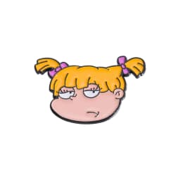 Naughty Cool Girl Enamel Pins Custom Yellow Haired Girl Brooches Lapel Badges Cartoon Funny Jewelry Gift for Friends