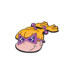 Naughty Cool Girl Enamel Pins Custom Yellow Haired Girl Brooches Lapel Badges Cartoon Funny Jewelry Gift for Friends