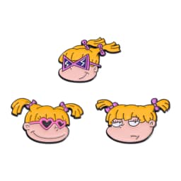 Naughty Cool Girl Enamel Pins Custom Yellow Haired Girl Brooches Lapel Badges Cartoon Funny Jewelry Gift for Friends