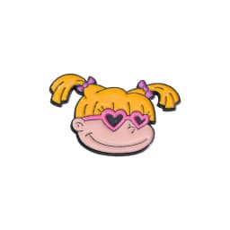 Naughty Cool Girl Enamel Pins Custom Yellow Haired Girl Brooches Lapel Badges Cartoon Funny Jewelry Gift for Friends