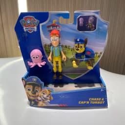 Original Paw Patrol Mayor Goodway Chickaletta Humdinger Danny Yumi Captain Turbot Chase Hero Figure Set Boys Girls Children Toy