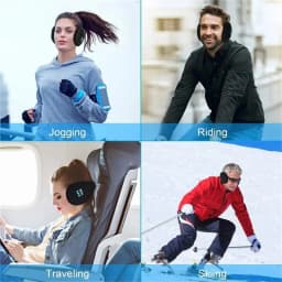 Wireless Ear muffs Bluetooth Headphones Earmuffs Winter Earplug Casual Cap Sports riding warmer Earmuff men women music Earphone