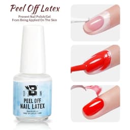 AWStorG 15ML Peel Off Latex Nail Polish Liquid Protect Anti-spill Fast Dry Odor-free Nail Edge Skin Care Protector For Nail Art