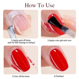 AWStorG 15ML Peel Off Latex Nail Polish Liquid Protect Anti-spill Fast Dry Odor-free Nail Edge Skin Care Protector For Nail Art