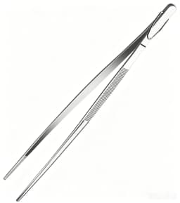 12inch Kitchen Tweezers Fine Tweezer Tongs Extra-Long Stainless Steel Cooking Tweezers for Kitchen Food Cooking Sea Food and BBQ
