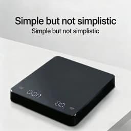 High Precision Digital Coffee Scale With Timer LED Screen USB Rechargeable 3kg 0.1g Accurate Espresso Kitchen Scale Support g Oz