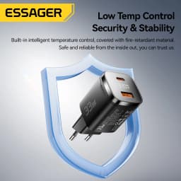 Essager 33W GaN USB C Charger Digital Display PD Fast Charging For iPhone 13 12 Max Pro iPad For Xiaomi Poco Samsung Charger Es