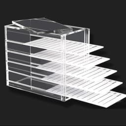 5 Layers Eyelash Extensions Storage Box Acrylic Pallet Mink Lash Organizer Holder Display Stand Grafting Makeup Tools Supplies