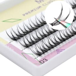 MUYD High Quality Makeup V-Shaped Eyelashes Encrypted False Eyelashes Natural And Soft Dovetail Extension False Eyelashes