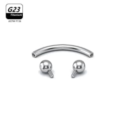 1/5/50pcs G23 Titanium ASTM-F136 Piercings Eyebrow Zircon Earring Internal Thread Eyebrow Body Jewelry Wholesale