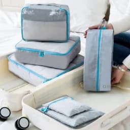 7/6 Pieces Set Travel Organizer Storage Bags Suitcase Portable Luggage Organizer Clothes Shoe Tidy Pouch Packing Storage Cases
