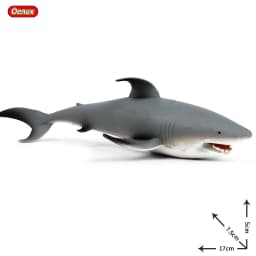 Oenux Ocean Animals Action Figures Sealife Shark Whare Megalodon Model Figurines PVC Home Decoration Kid Cognitive Education Toy
