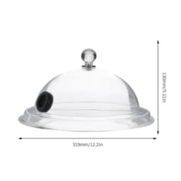 Molecular Cuisine Smoke Hood Food Grade Lid Dome Cover For Smoker Gun Accessory Smoke Infuser Cake Steak Cover Kitchen Food Dish