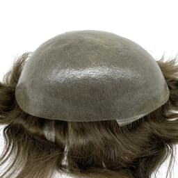 0.03mm Ultra-Thin Skin Invisible Wig Male Natural Hairline Men Capillary Prosthesis Men Toupee Human Hair System Unit Hairpiece